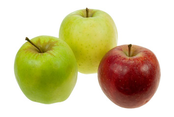 isolated apples