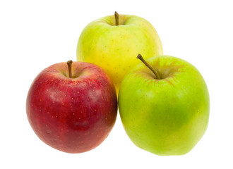 isolated apples