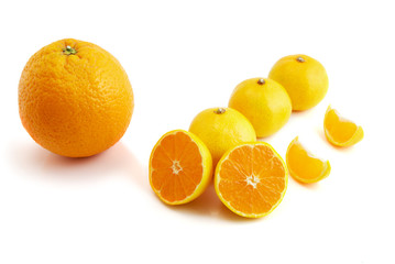 tangerines and orange