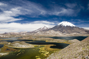Zwillingsvulkane Pomerape und Parinacota