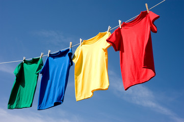 Primary Colored T-Shirts