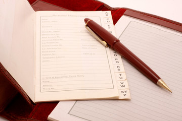 Personal Memoranda with Pen