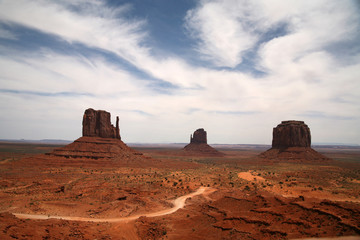 Fototapeta na wymiar Monument Valley, Navajo Tribal Park, Arizona, USA