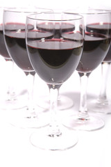 verres de vin rouge