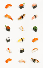 Sushi menu