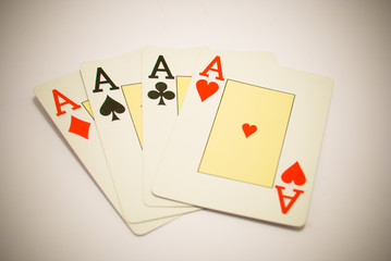 carré d'as poker