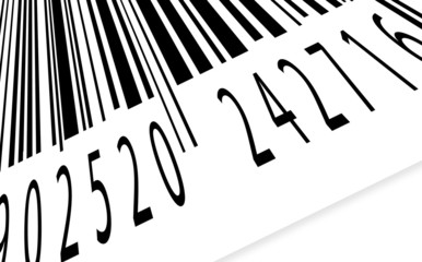 Fototapeta premium Bar code label