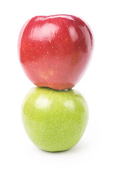 Green Apple red apple