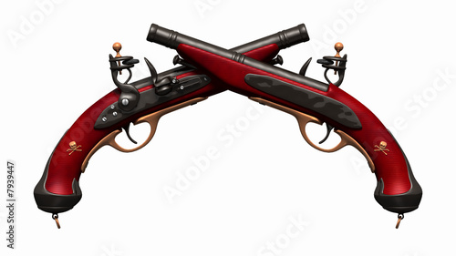 "Crossed Pistols" Stock photo and royalty-free images on Fotolia.com