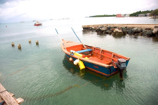 Fishing village of Boqueron in Puerto Rico