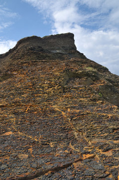 Rocks in cliffs of Moher, Iraland