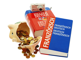 geld,sparschwein,urlaubsgeld kalkulieren,sprachreisen