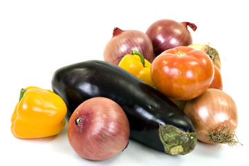 Fresh and ripe vegetables