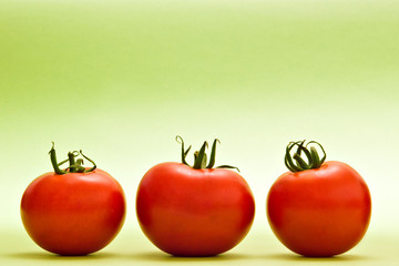 three tomatoes