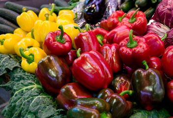 Colourful peppers