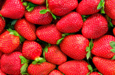 Strawberry background - tasty but risky