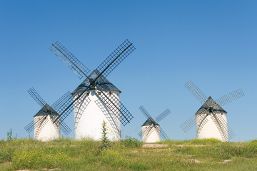 Fototapeta premium Molinos en Campo de Criptana, Ciudad Real (España)