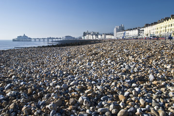 Fototapeta na wymiar Plaża w Eastbourne