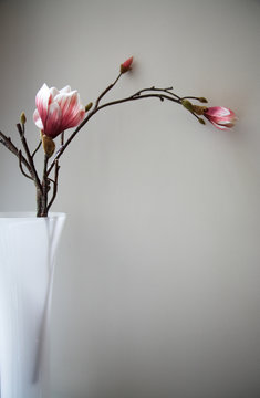 Fototapeta artificial taxtile flower in vase