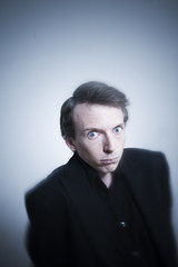 expressive young man