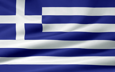 Griechische Flagge - 7957857
