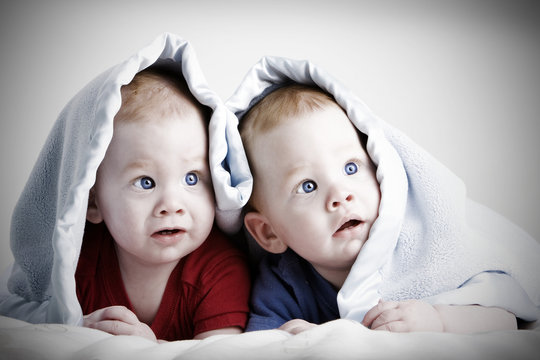 Beautiful Twin Babies