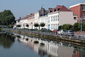 Papier Peint photo autocollant Ville sur leau Douai : les quais 