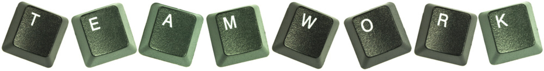 Teamwork keyboard words