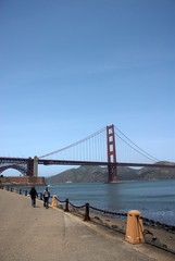 Fototapeta na wymiar California, San Francisco, Golden Gate Bridge