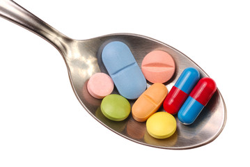 Pills on Spoon