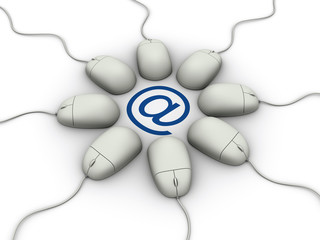 E-mail and mouses