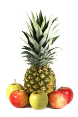 Pineapple and apples