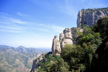 Fototapeta na wymiar Montserrat, Katalonia