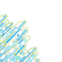 Modern slick blue and green business background