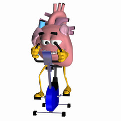 Fototapeta premium Smiley Aorta - Exercise Your Heart