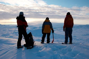 Fototapete Nördlicher Polarkreis Eisfeld in Grönland