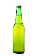 The misted over bottle of beer