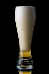 Fresh foamy beer