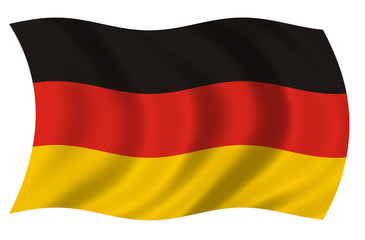 Naklejka premium Bandera de Alemania