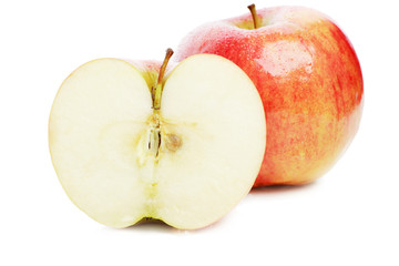 half of an apple