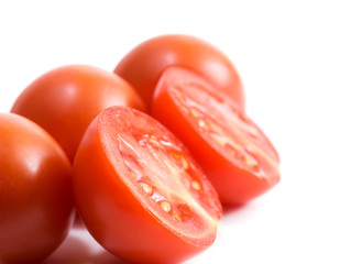 isolated tomato background