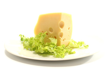 yellow chunk of cheese