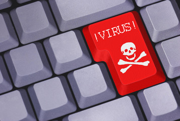concept: virus threat
