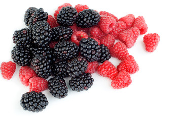 fresh berry on white background