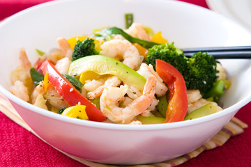 Shrimp and Vegetable Salad