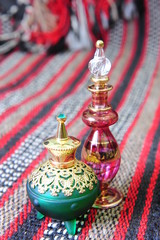 Fototapeta na wymiar Egipskie butelki perfum