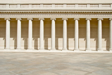 Row of columns