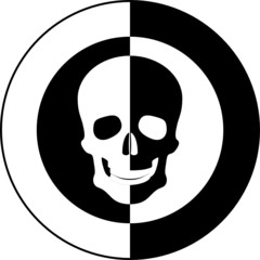 Skull-badge