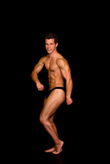 Obraz premium Body Builder, contest pose