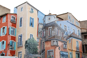 decorated house in Pezenas
